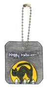 happy halloween bag tag charm